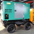 Mobiler Trailer 50kva Dieselgenerator 40 kW Rennset für Italien